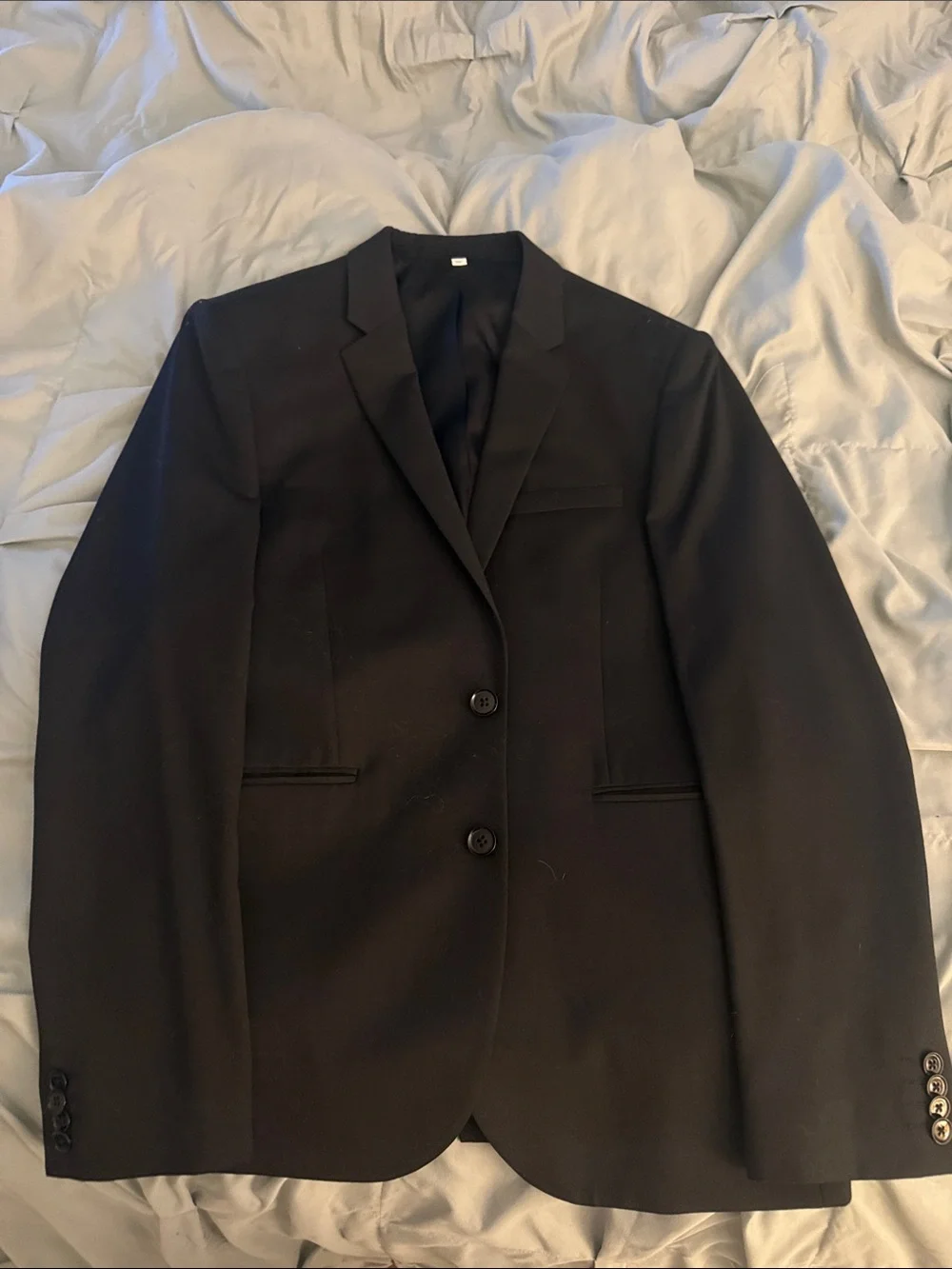 Express Black Two-Button Blazer